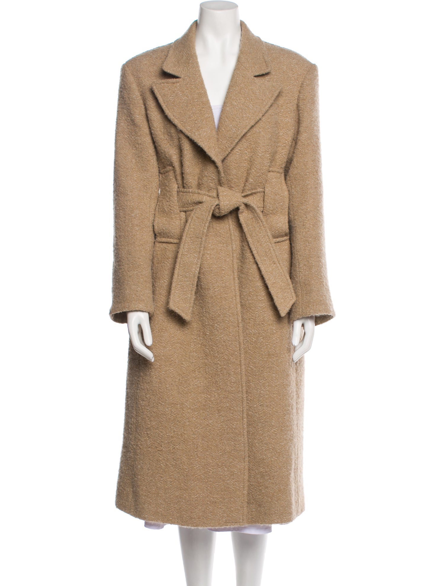 Sandro Faux Fur Coat
